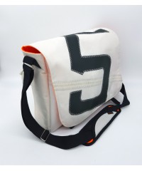 SIMON, upcycled canvas shoulder bag